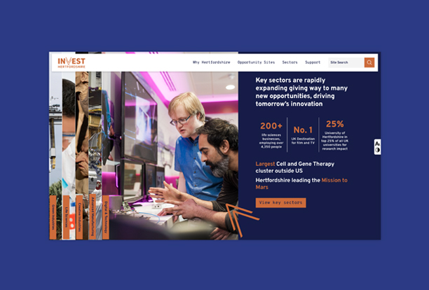 Invest Hertfordshire website launch
